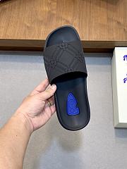 Okify Burberry Black Slippers For Men EU39-44 - 4