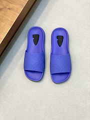 Okify Burberry Purple Slippers For Men EU39-44 - 3