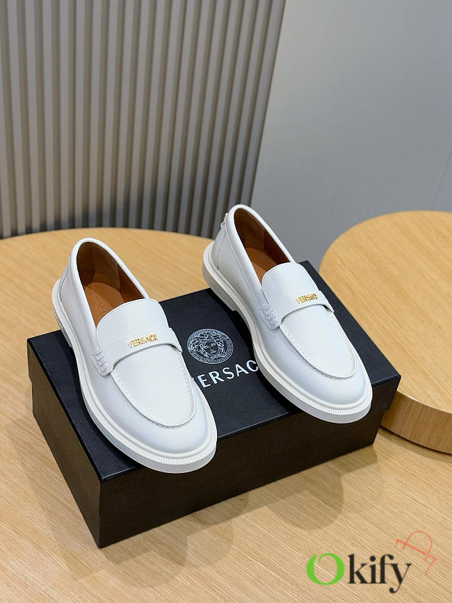 Okify Versace White Loafers EU38-45 - 1
