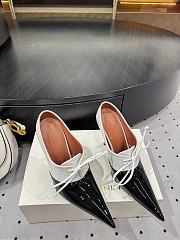 Okify Amina Muaddi Black And White Heels 10.5cm EU35-42 - 4