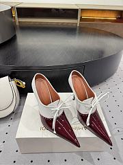 Okify Amina Muaddi Red And White Heels 10.5cm EU35-42 - 4