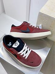 Okify Nike SB Force 58 Skate Shoes In Red EU36-45 - 2