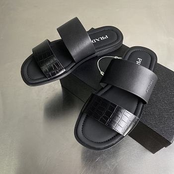 Okify Prada Black Slides For Men EU38-45