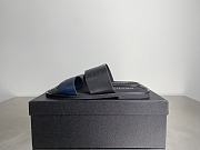 Okify Prada Black And Dark Blue Slides For Men EU38-45 - 2