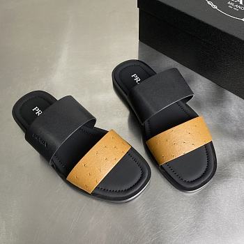Okify Prada Black And Brown Slides For Men EU38-45