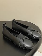 Okify MiuMiu Black Bow Ballet Shoes EU35-40  - 3