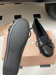 Okify MiuMiu Black Bow Ballet Shoes EU35-40  - 2
