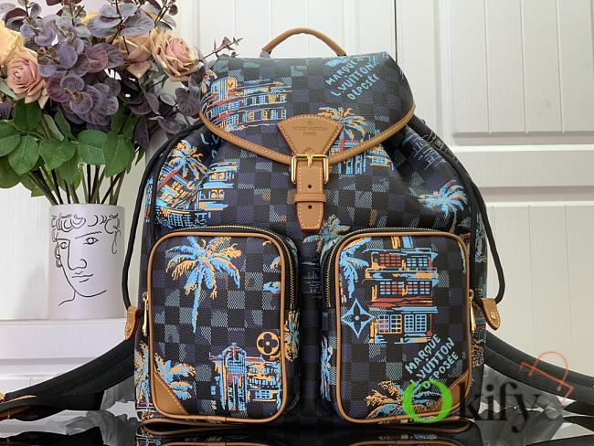Okify Louis Vuitton Montsouris Cargo Backpack N40755 40x17x34cm  - 1