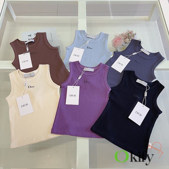 Okify Dior Tank Top For Kids  - 1
