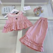 Okify CC Set Of Pink Top And Pants For Kids  - 2