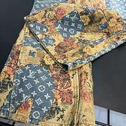 Okify Louis Vuitton Tassel Floral Jeans S-XL - 5