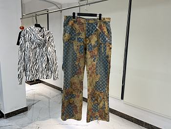 Okify Louis Vuitton Tassel Floral Jeans S-XL
