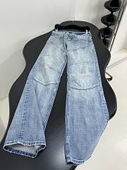 Okify Balenciaga Silhouette Pocket Baggy Jeans S-XL - 2