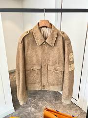 Okify Louis Vuitton Epi Embossed Leather Flight Jacket S-XL 1AFYH6 - 1