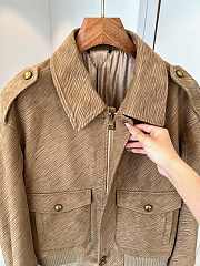 Okify Louis Vuitton Epi Embossed Leather Flight Jacket S-XL 1AFYH6 - 5