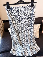 Okify Louis Vuitton Botanical Print Flared Maxi Skirt S-XL 1AGPY5 - 5