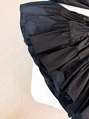 Okify Louis Vuitton Belted Tiered Shirt Dress In Black S-XL 1AIAOZ - 3