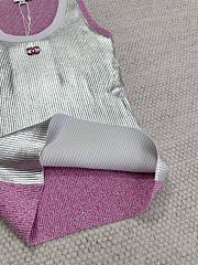 Okify CC Silver And Pink Tank Top SML - 3
