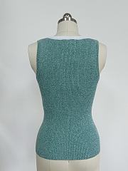 Okify CC Silver And Green Mint Tank Top SML - 4