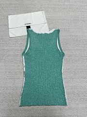 Okify CC Silver And Green Mint Tank Top SML - 2