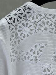 Okify CC Lace Hollow Backless Top In White  - 2