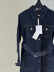 Okify Dior Denim Belt Dress  - 3
