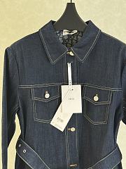 Okify Dior Denim Belt Dress  - 2