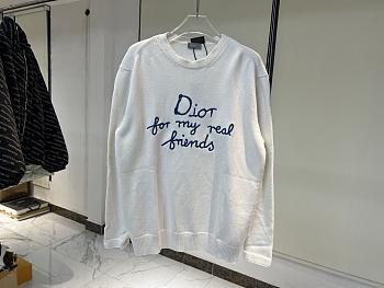 Okify Dior For My Real Friends Sweater In White SML