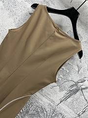 Okify Fendi Cotton Dress In Beige SML  - 6