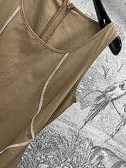 Okify Fendi Cotton Dress In Beige SML  - 5