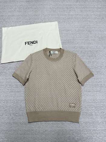 Okify Fendi Beige Cardigan SML
