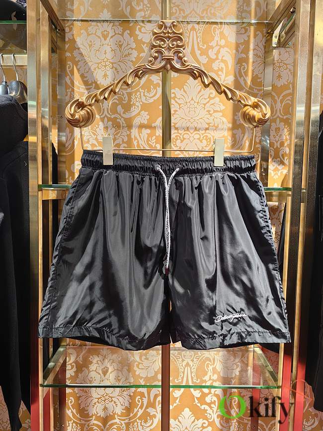 Okify Dolce & Gabbana Black Shorts For Beach S-XL  - 1