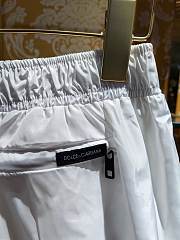 Okify Dolce & Gabbana Dark White Shorts For Beach S-XL  - 6