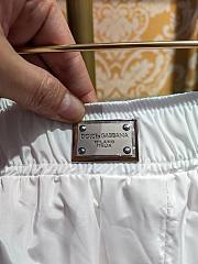 Okify Dolce & Gabbana Dark White Shorts For Beach S-XL  - 5