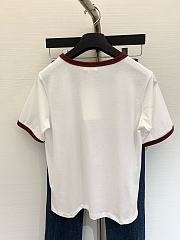 Okify Celine White And Red T-shirt SML  - 5