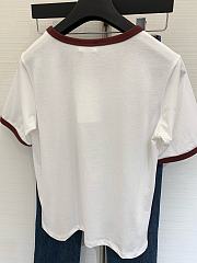 Okify Celine White And Red T-shirt SML  - 4