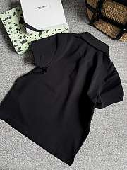Okify YSL Black Polo Shirt SML - 4