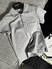 Okify YSL Gray Polo Shirt SML - 1