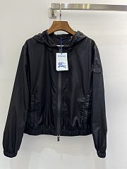 Okify Burberry Black Windbreaker Jacket 24069 - 1