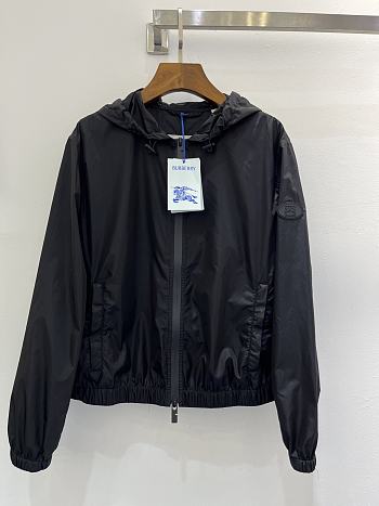 Okify Burberry Black Windbreaker Jacket 24069