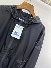 Okify Burberry Black Windbreaker Jacket 24069 - 5