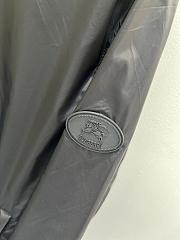 Okify Burberry Black Windbreaker Jacket 24069 - 4