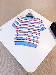 Okify Prada Short Sleeved Knit Top  - 1