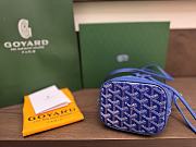 Okify Goyard Petit Flot Mini Bucket Bag In Dark Blue 17.5x12x10cm - 3