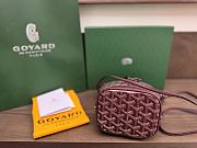 Okify Goyard Petit Flot Mini Bucket Bag In Dark Red 17.5x12x10cm - 4