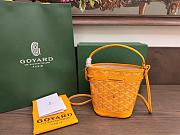 Okify Goyard Petit Flot Mini Bucket Bag In Yellow 17.5x12x10cm - 2