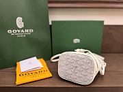 Okify Goyard Petit Flot Mini Bucket Bag In White 17.5x12x10cm - 6