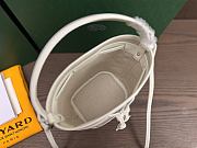 Okify Goyard Petit Flot Mini Bucket Bag In White 17.5x12x10cm - 4