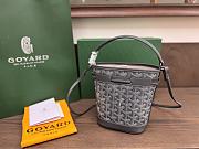 Okify Goyard Petit Flot Mini Bucket Bag In Gray 17.5x12x10cm - 2