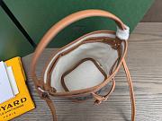 Okify Goyard Petit Flot Mini Bucket Bag In Black And Tan 17.5x12x10cm - 5